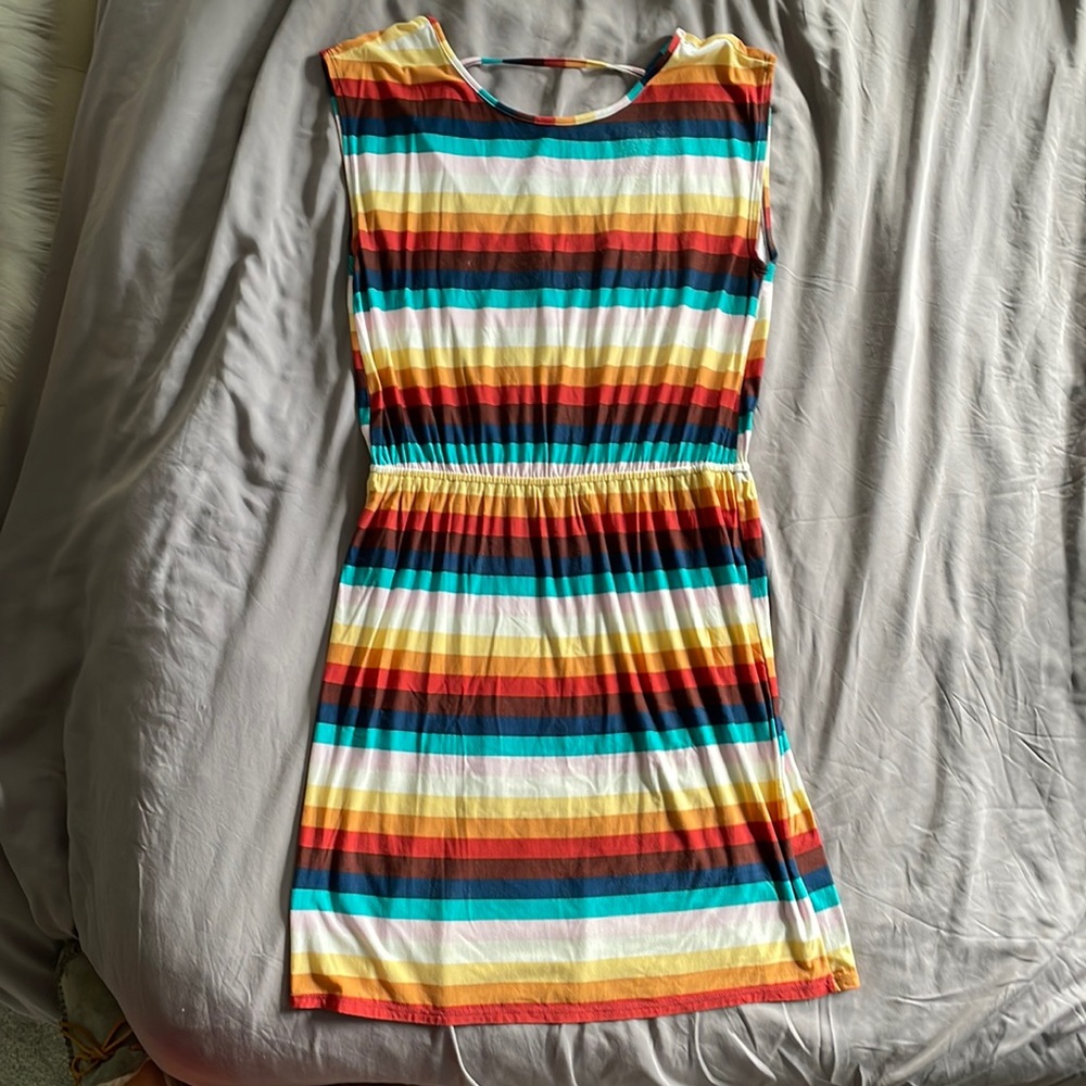 Modcloth Rainbow Dress Large